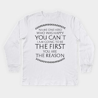 The Song of Achilles Quote Kids Long Sleeve T-Shirt